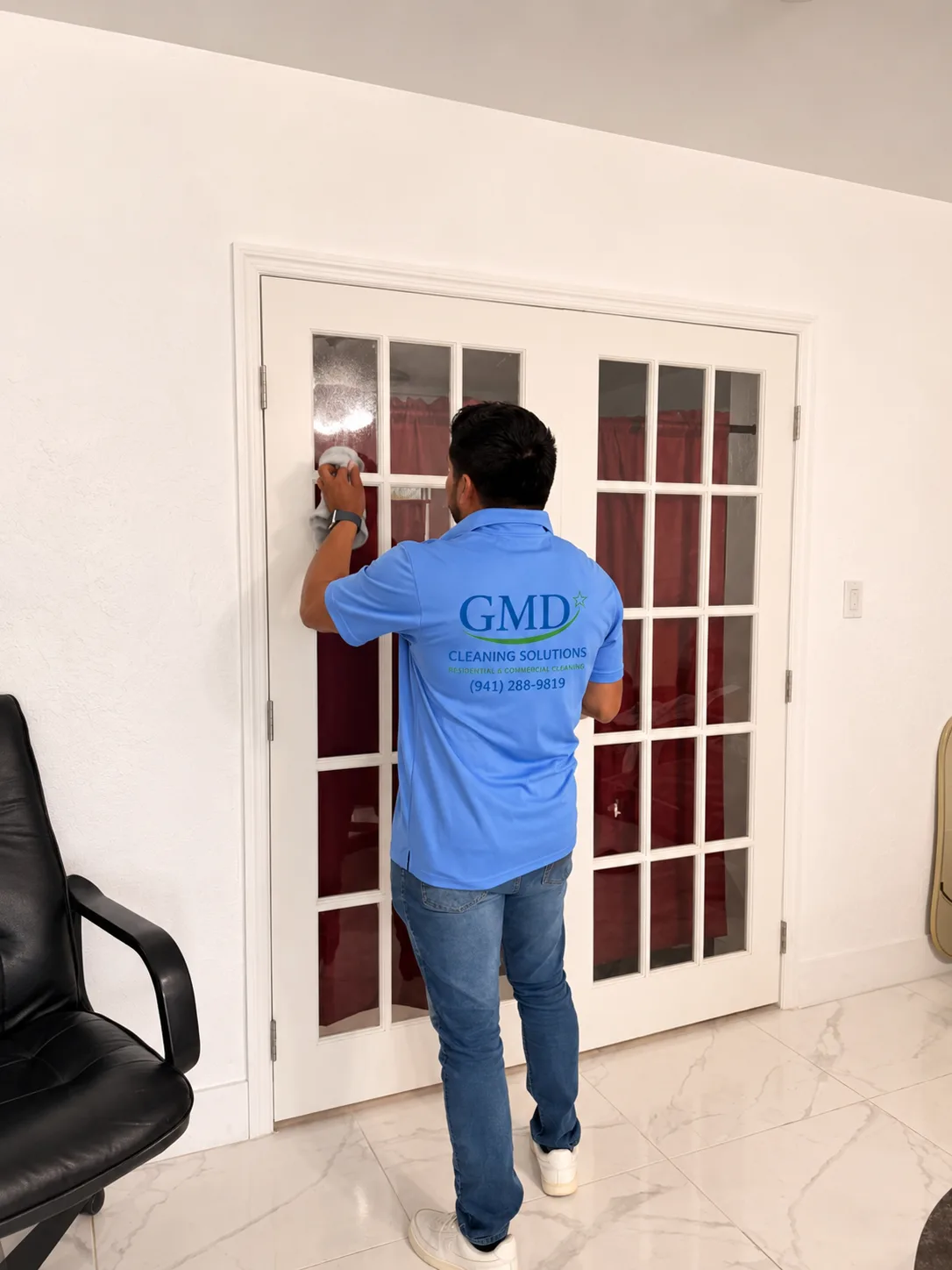 French door cleaning service